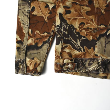USED "WRANGLER RUGGED WEAR" REALTREE CAMO DENIM JACKET