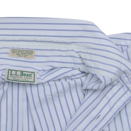 80'S L.L.BEAN STRIPE BD L/S SHIRT