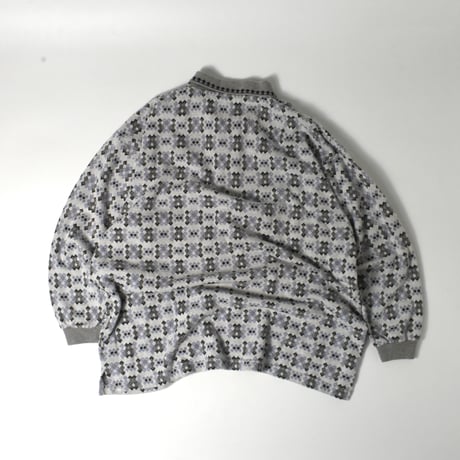 USED "STRATUS" HALF ZIP L/S POLO SHIRT