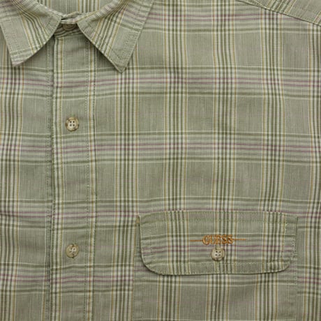 USED "GUESS" CHECK SHIRTS