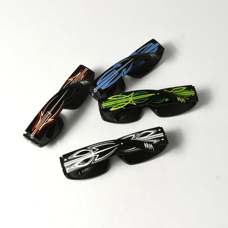 "HAND PAINTED PINSTRIPE SUNGLASSES"