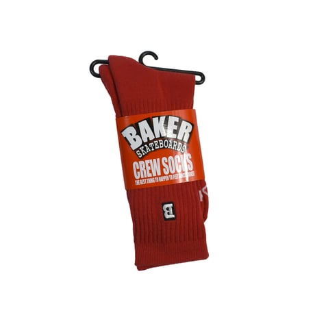 "BAKER SKATEBOARD" CREW SOCKS