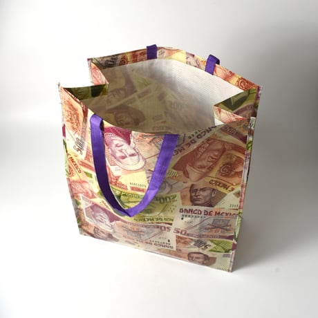 MEXICAN PESO BILLS SOUVENIR BAG