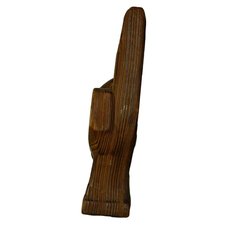 WOODEN BIG PEACE SIGN HAND