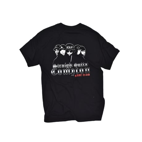 USED "STRAIGHT OUTTA COMPTON  STUNT TEAM" T-shirt