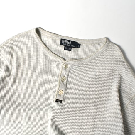 USED "POLO by RALPH LAUREN" HENRY NECK THERMAL