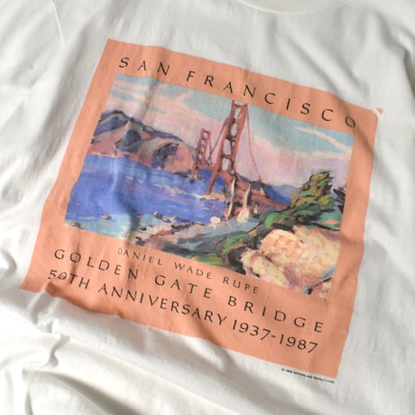 USED 80'S "SAN FRANCISCO/GOLDEN GATE BRIDGE" T-shirt