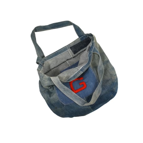 USED UNKNOWN DENIM TOTE BAG