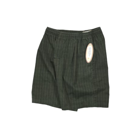 DEADSTOCK "SUNSET HIGHEWAY" EASY PLAID 2-TUCK SHORTS