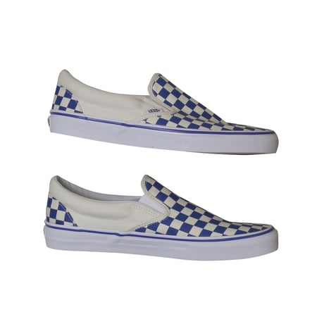 VANS "CLASSIC SLIP-ON" TRU BLU / WHITE