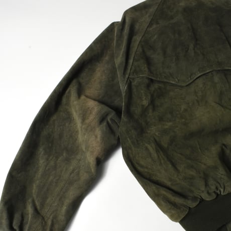 USED 90’S "POLO by RALPH LAUREN" LEATHER BLOUSON JACKET