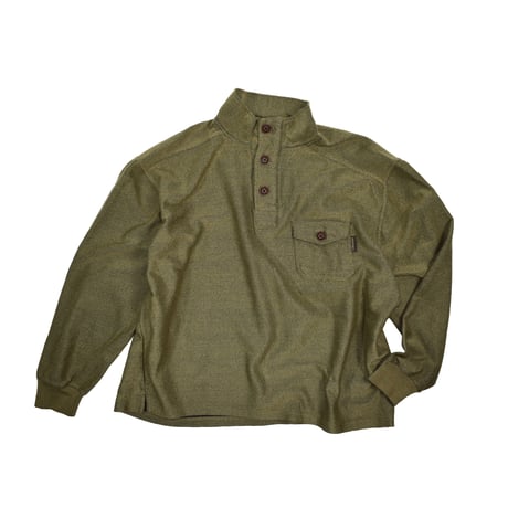 USED "WOLVERINE" HALF BUTTON SWEAT