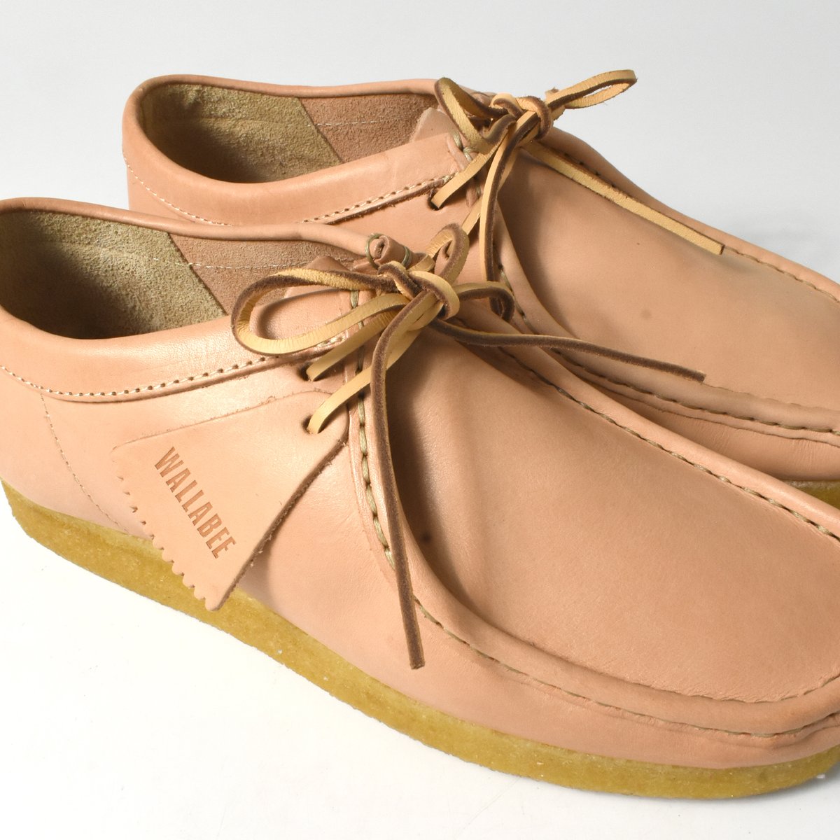 【CLARKS】クラークス ワラビー Natural Tan lea タン ヌメ CLARKS】クラークス ワラビー Natural Tan lea タン ヌメ