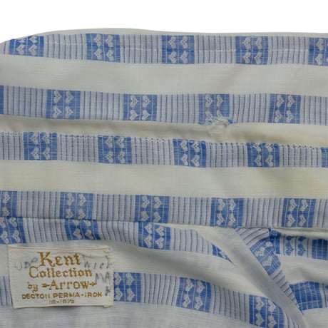 USED "KENT COLLECTION by ARROW" PATTERN SHIRT