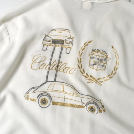 USED 90'S "MR. BROADWAY" HAND PAINTED S/S SHIRT