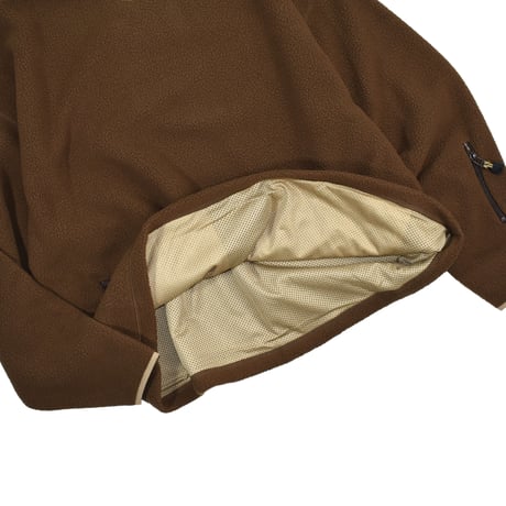 NOROLL "FLEECE V NECK SWEATER"