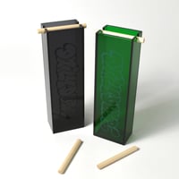 DDQS "BUBBLE LETTER" ACRYLIC INCENSE BURNER