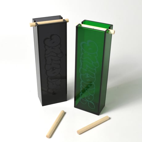 DDQS "BUBBLE LETTER" ACRYLIC INCENSE BURNER