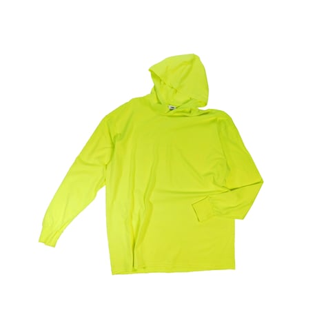 COTTON HOODED LONG SLEEVE T-shirt