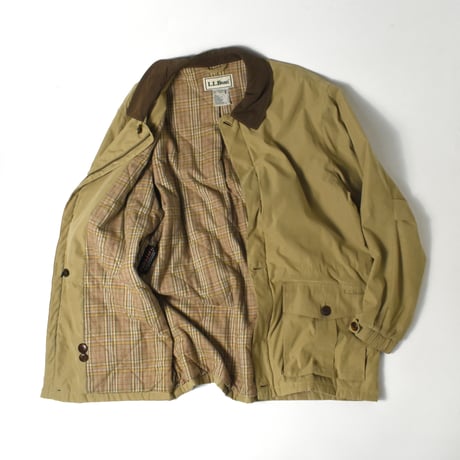 USED 90'S "L.L.BEAN" PEACH SKIN PADDED JACKET