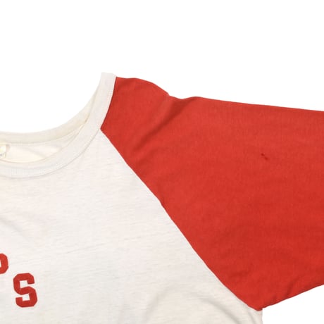USED "RAINIER BEER" RAGLAN T-SHIRT