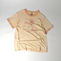USED "SNAGGLEPUSS / 2007 BAR HOP" RINGER T-shirt