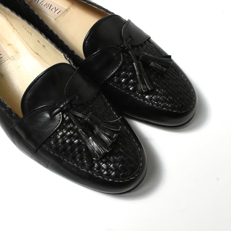 USED "ALFANI" WOVEN TASSEL LOAFERS