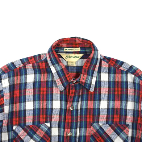 USED "80'S ST.JOHN'S BAY / BIG MAC" FLANNEL SHIRT