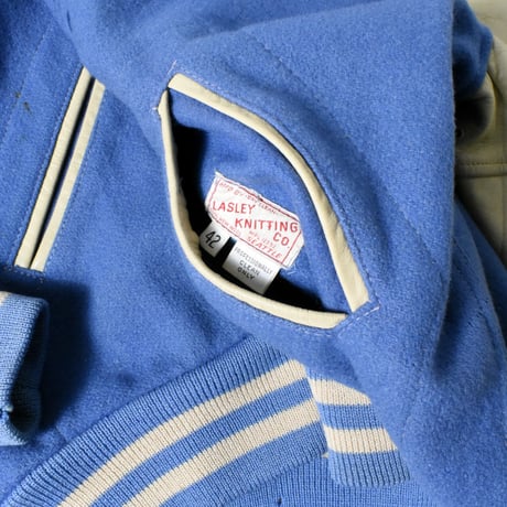 VINTAGE 70-80’S "LASLEY KNITING" STADIUM JACKET