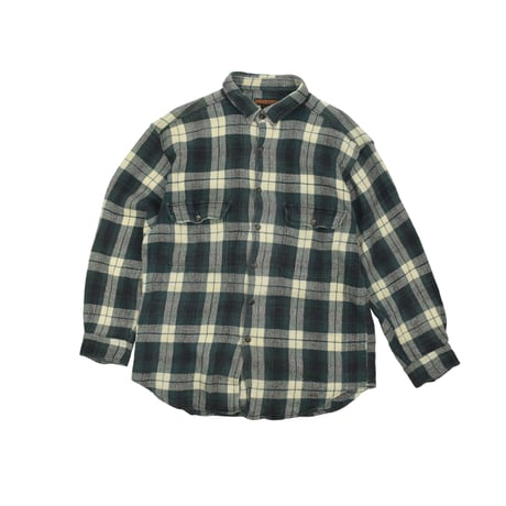 USED "RHINOCEROS" WAFFLE PLAID SHIRT