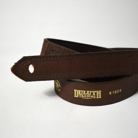 USED "DULUTH TRADING" VELCRO LEATHER BALT