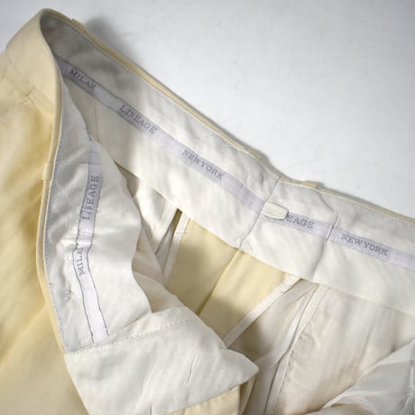 USED "LINEAGE NEW YORK" 2-TUCK SLACKS
