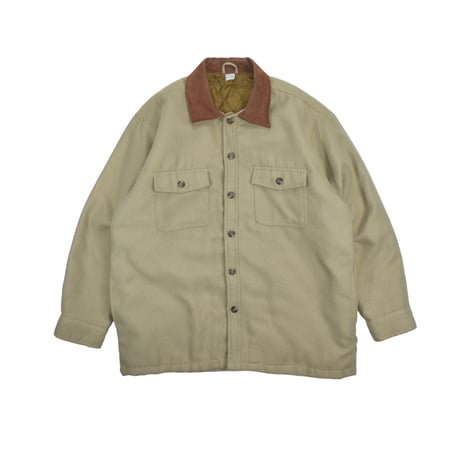 USED  UNKNOWN FAKE WOOL QUILTING SHIRT  JACKET