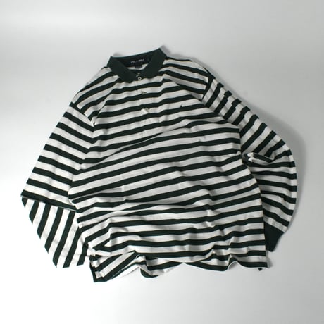 USED 90'S "POLO GOLF" BOADER L/S POLO SHIRT
