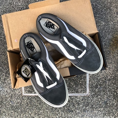 LATE 90'S DEAD STOCK VANS "OLD SKOOL" GRAY / WHITE