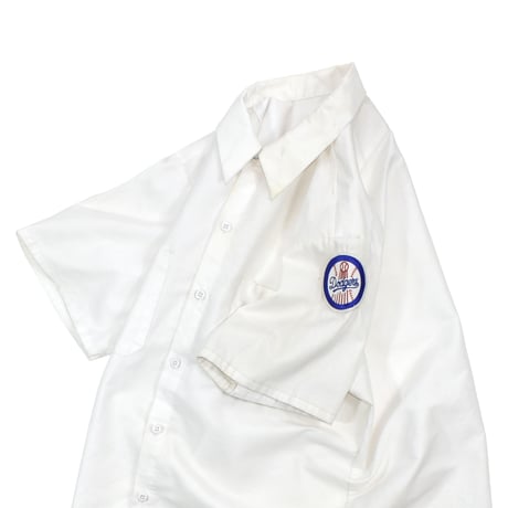 USED "CCR" DODGERS PATCHED WORK  SHIRT