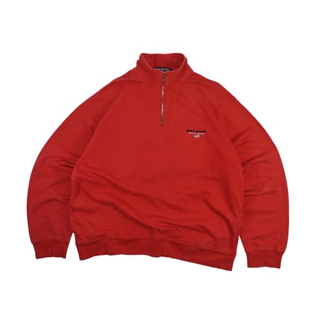 USED 90'S "POLO SPORT" HALF ZIP SWEAT