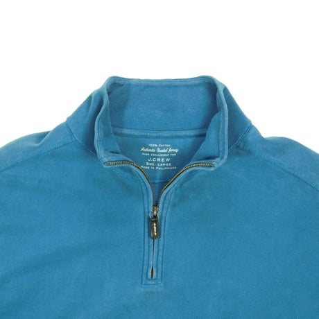 USED "J.CREW" HALF ZIP SWEAT