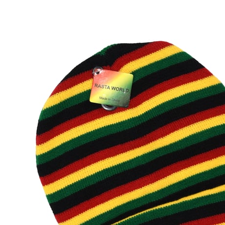 "RASTA WORLD" ACRYLIC BEANIE