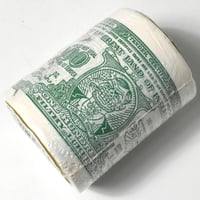VINTAGE "BIG WHEELS" LONG GREEN TOILET TISSUES