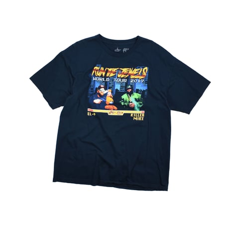 USED "RUN THE JEWELS / WORLD TOUR 2017" T-shirt