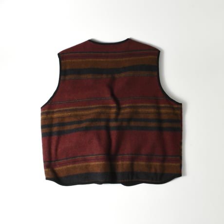 USED 90’S "NORTHWEST" NATIVE BORDER WOOL VEST