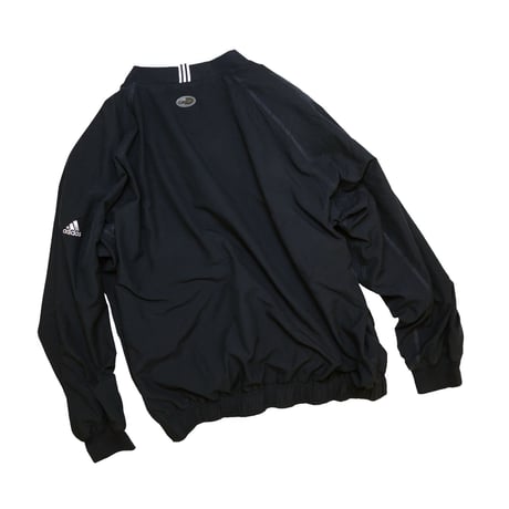 USED ADIDAS V-NECK "CLIMA SHELL WIND"NYLON JERSEY