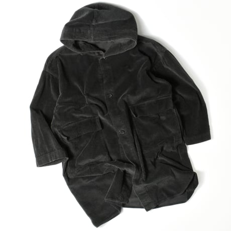 USED "S.K. MANOR HILL" CORDUROY HOODED COAT