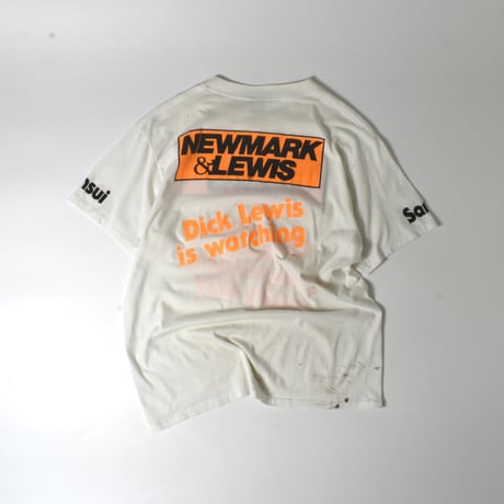 USED 80'S "NEWMARK & LEWIS" T-shirt