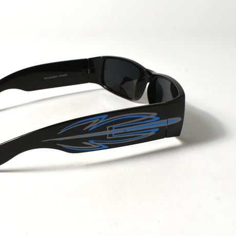 "HAND PAINTED PINSTRIPE SUNGLASSES"