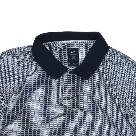 USED "NIKE GOLF" PATTERN POLO SHIRT