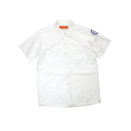 USED "CCR" DODGERS PATCHED WORK  SHIRT