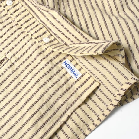NOROLL "NORMAL SHIRT" STRIPE S/S SHIRTS