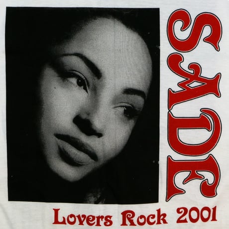 VINTAGE "SADE / LOVERS ROCK 2001" TOUR T-shirt